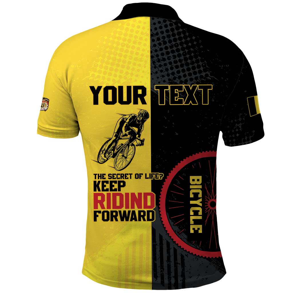 Personalized Belgium Cycling Polo Shirt Just Enjoy The Ride - Wonder Print Shop