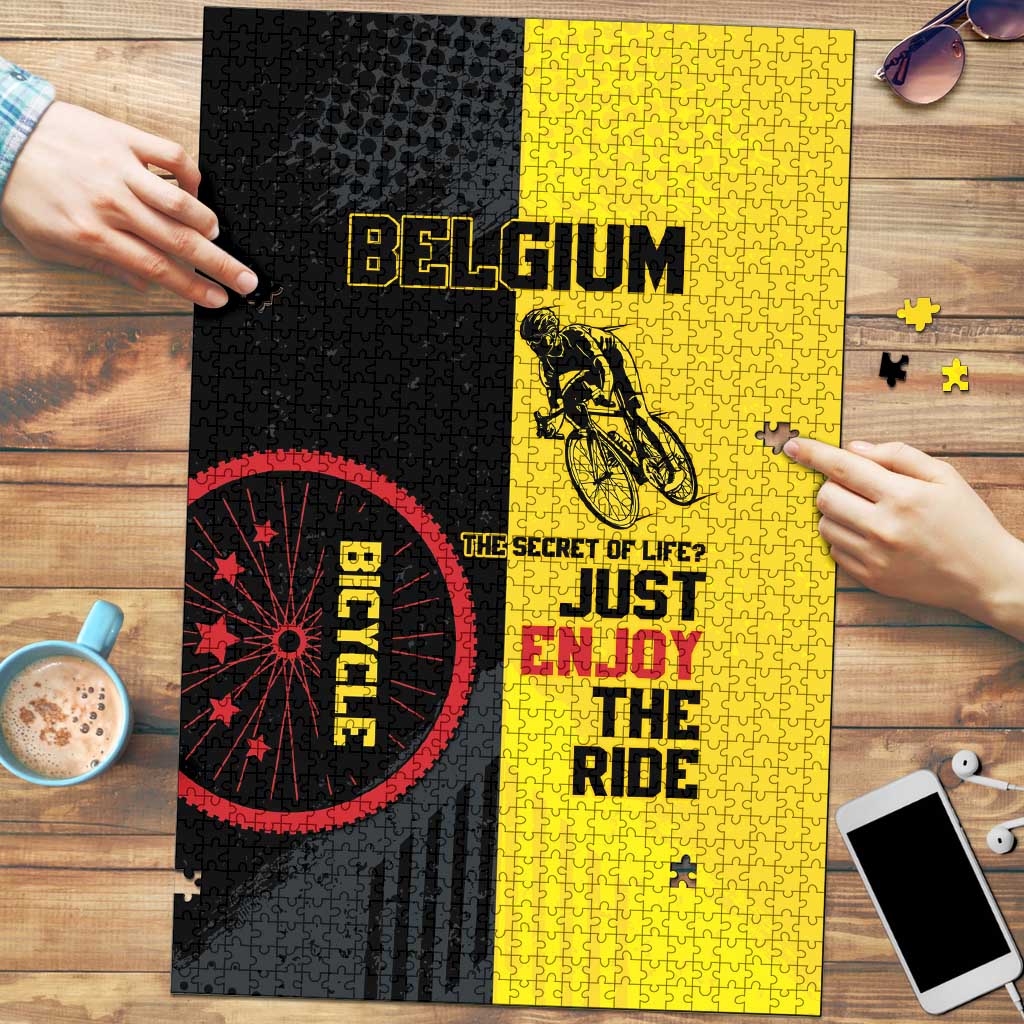 Belgium Cycling Puzzle Just Enjoy The Ride - Wonder Print Shop