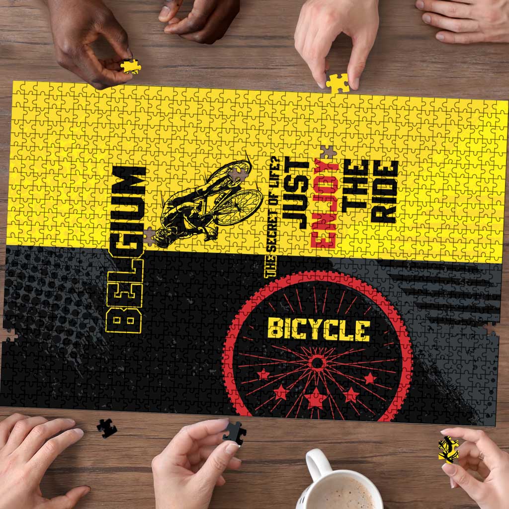 Belgium Cycling Puzzle Just Enjoy The Ride - Wonder Print Shop