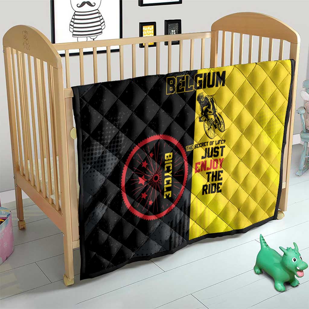 Belgium Cycling Quilt Just Enjoy The Ride - Wonder Print Shop