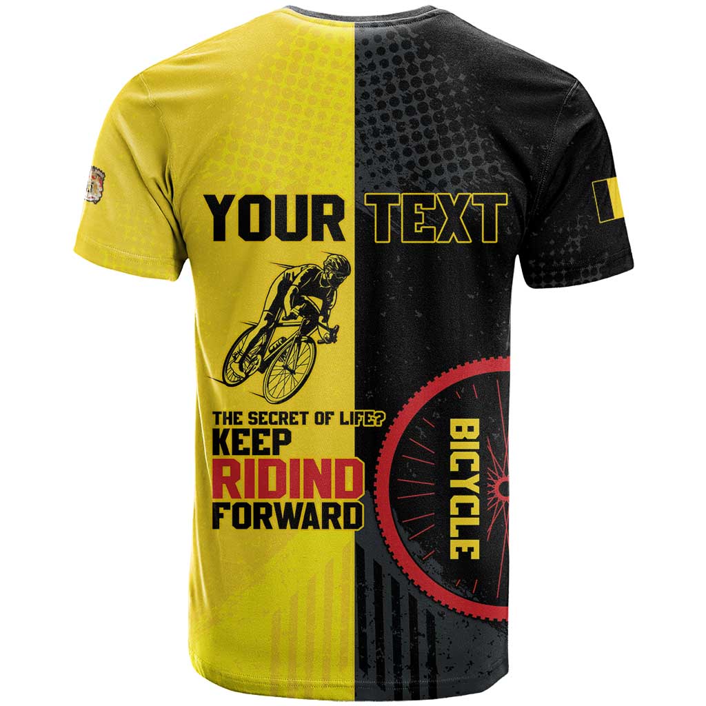 Personalized Belgium Cycling T Shirt Just Enjoy The Ride - Wonder Print Shop