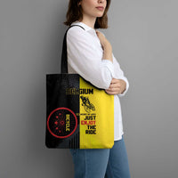 Belgium Cycling Tote Bag Just Enjoy The Ride - Wonder Print Shop