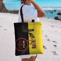 Belgium Cycling Tote Bag Just Enjoy The Ride - Wonder Print Shop