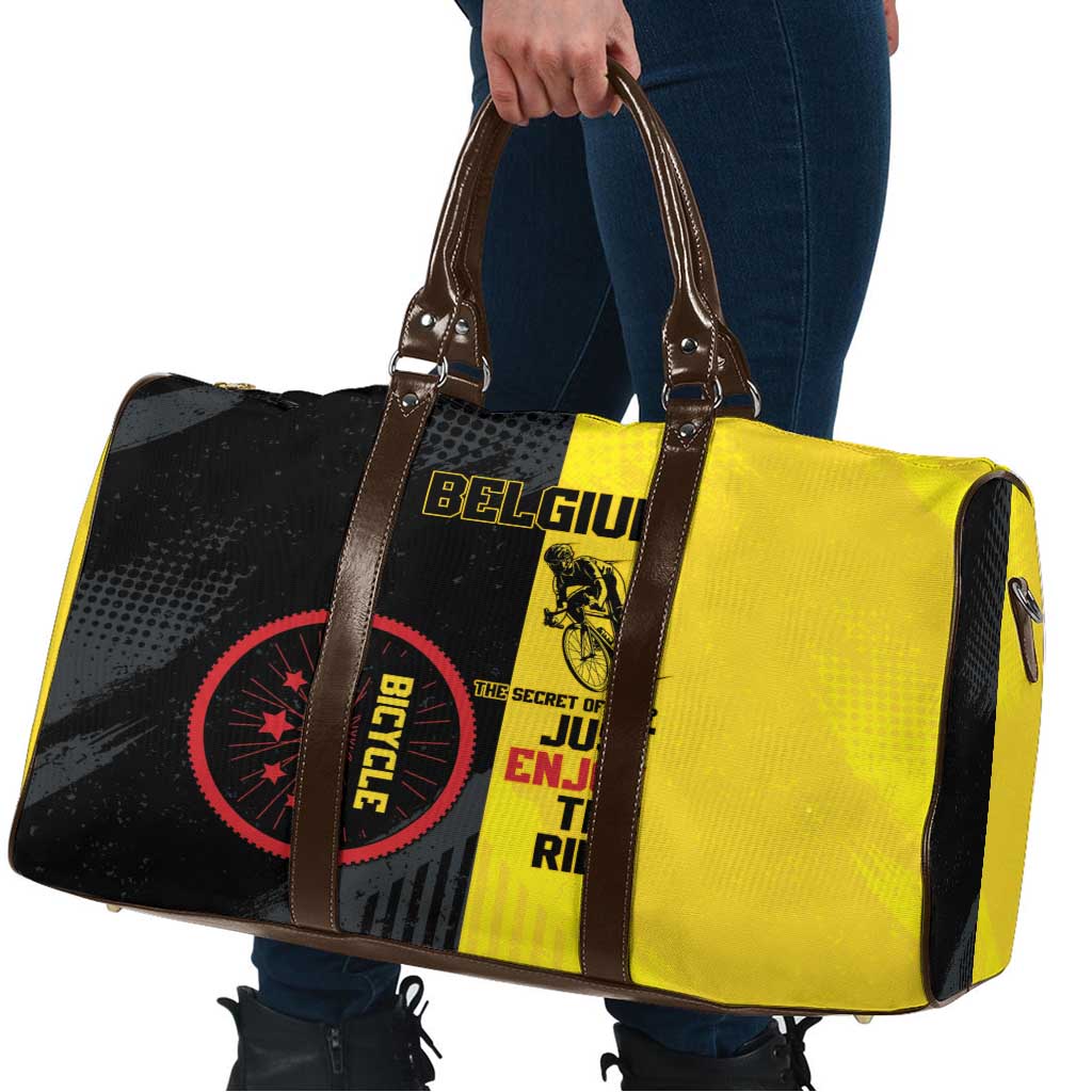 Belgium Cycling Travel Bag Just Enjoy The Ride - Wonder Print Shop
