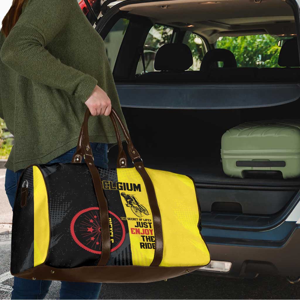 Belgium Cycling Travel Bag Just Enjoy The Ride - Wonder Print Shop