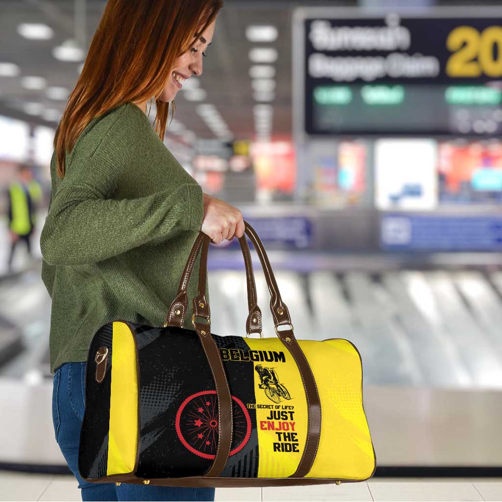 Belgium Cycling Travel Bag Just Enjoy The Ride - Wonder Print Shop