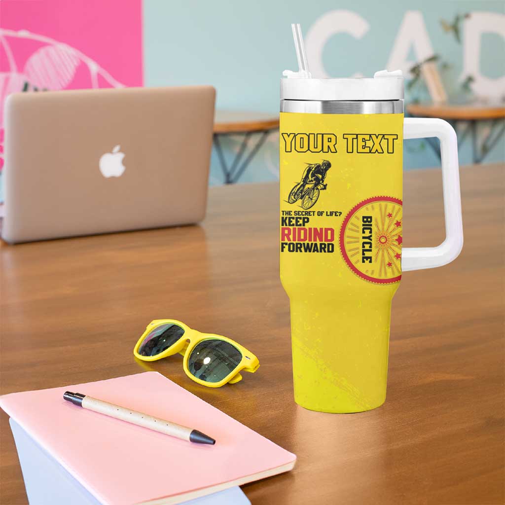 Personalized Belgium Cycling Tumbler With Handle Just Enjoy The Ride - Wonder Print Shop