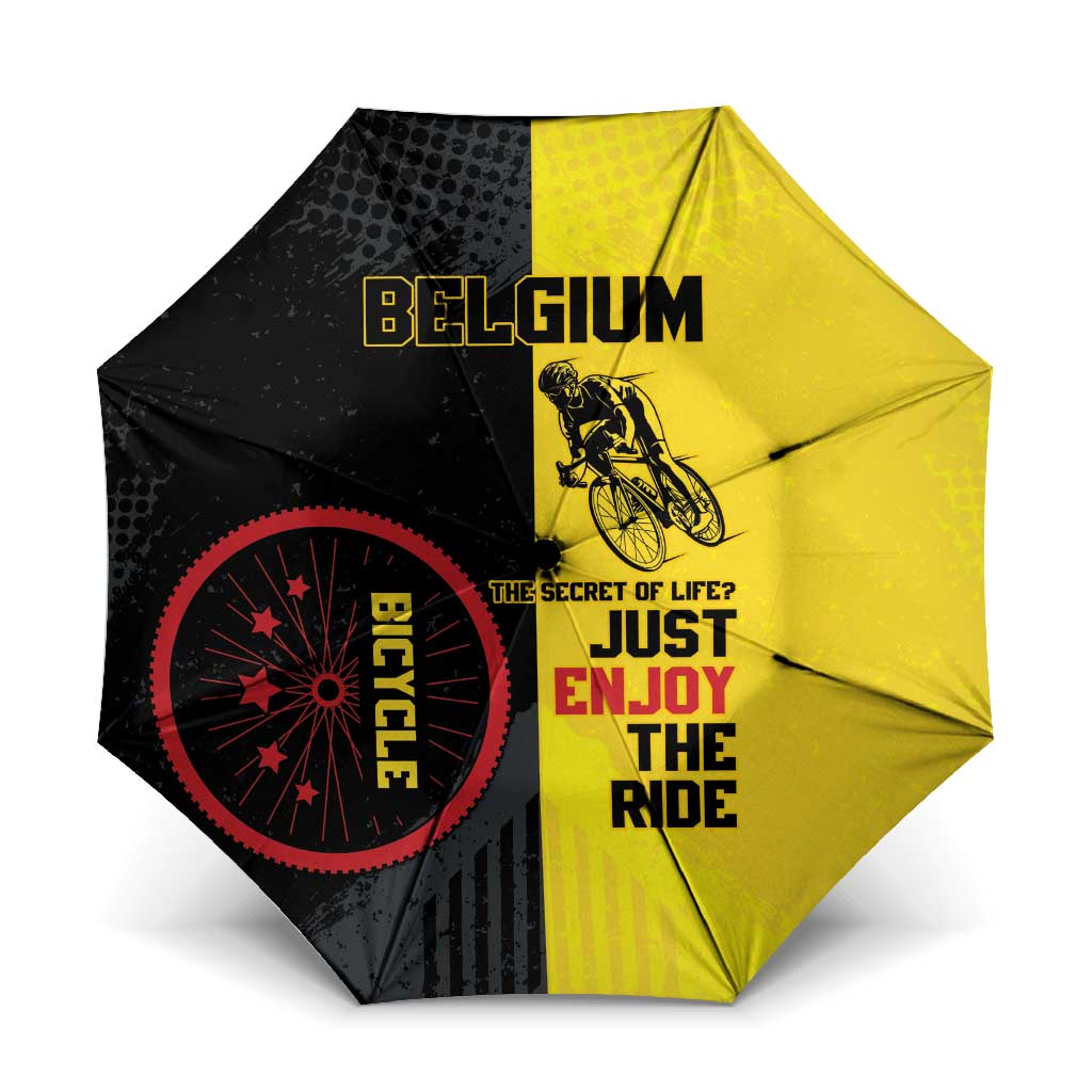 Belgium Cycling Umbrella Just Enjoy The Ride - Wonder Print Shop