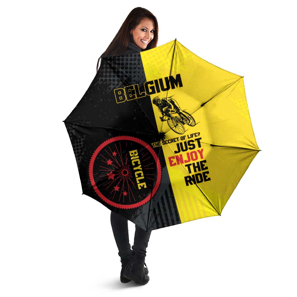 Belgium Cycling Umbrella Just Enjoy The Ride - Wonder Print Shop