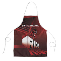 Switzerland Cycling Apron Sporty Style - Wonder Print Shop
