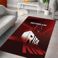 Switzerland Cycling Area Rug Sporty Style - Wonder Print Shop