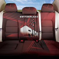 Switzerland Cycling Back Car Seat Cover Sporty Style - Wonder Print Shop