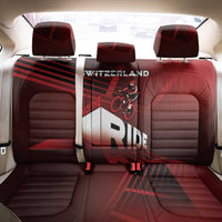 Switzerland Cycling Back Car Seat Cover Sporty Style - Wonder Print Shop