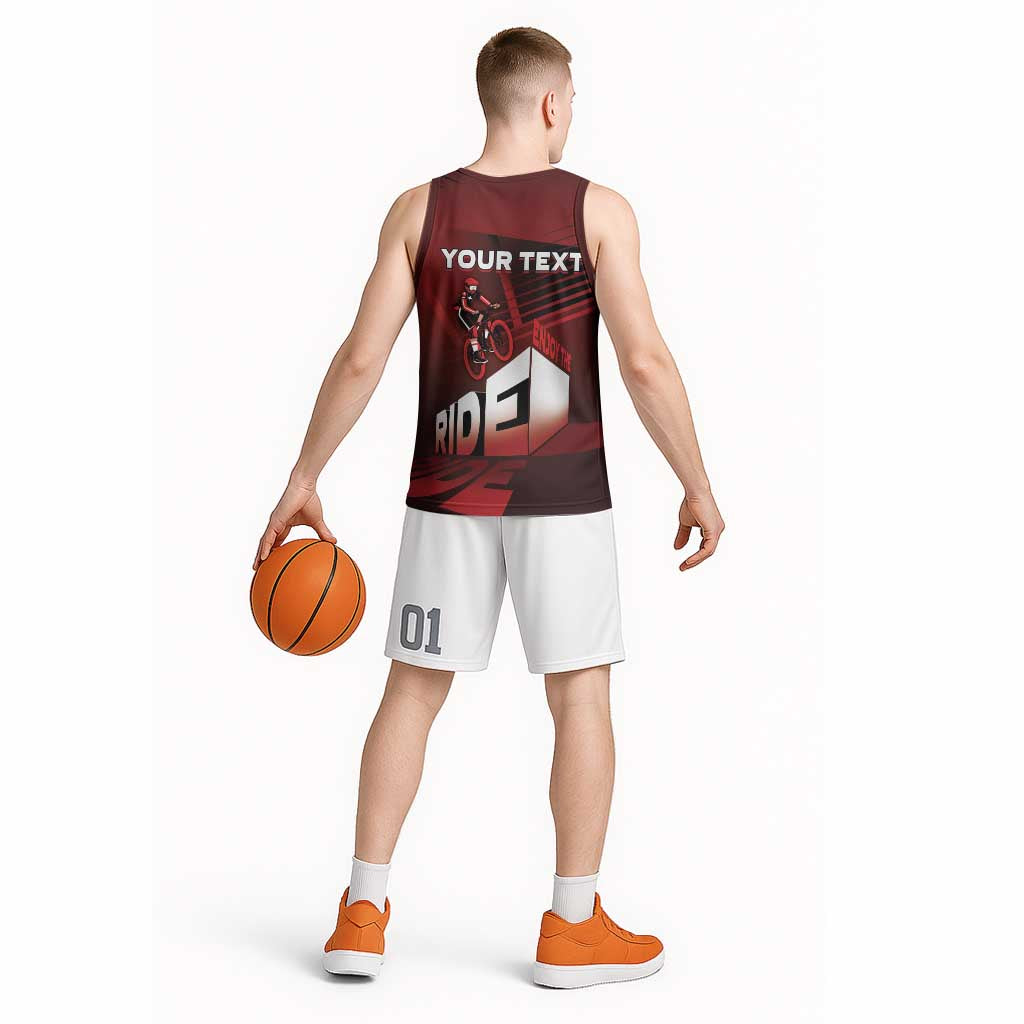 Personalized Switzerland Cycling Basketball Jersey Sporty Style - Wonder Print Shop