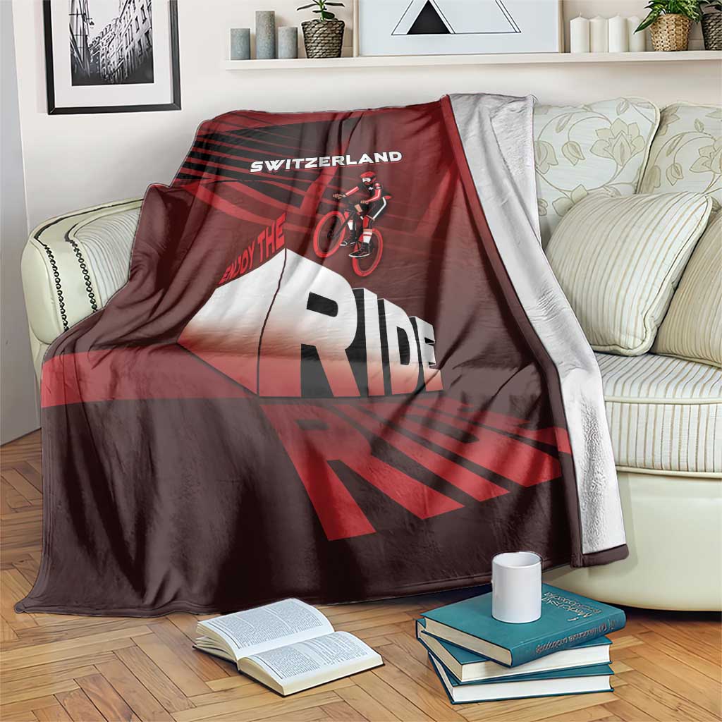 Switzerland Cycling Blanket Sporty Style - Wonder Print Shop