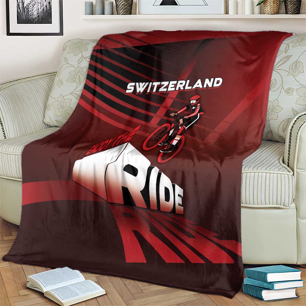 Switzerland Cycling Blanket Sporty Style - Wonder Print Shop