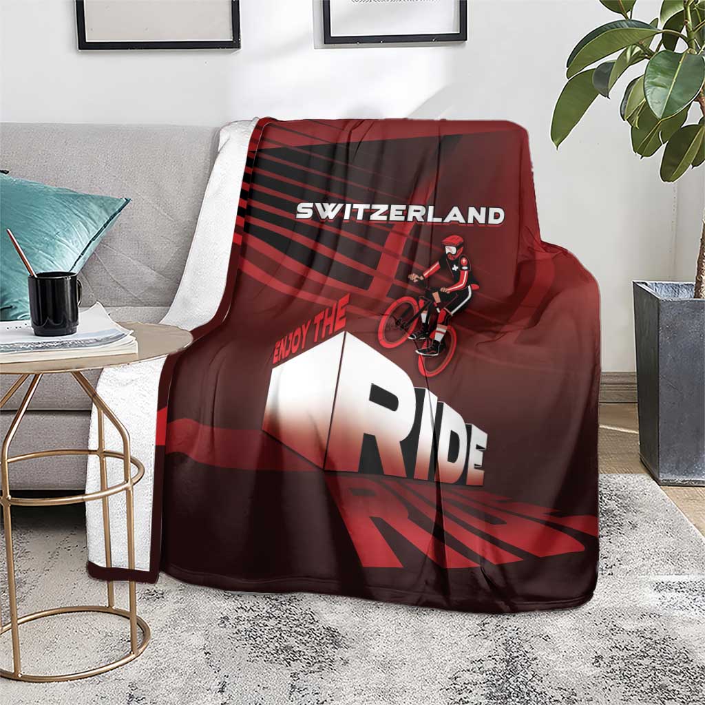 Switzerland Cycling Blanket Sporty Style - Wonder Print Shop
