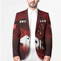 Personalized Switzerland Cycling Blazer Sporty Style - Wonder Print Shop