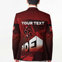 Personalized Switzerland Cycling Blazer Sporty Style - Wonder Print Shop
