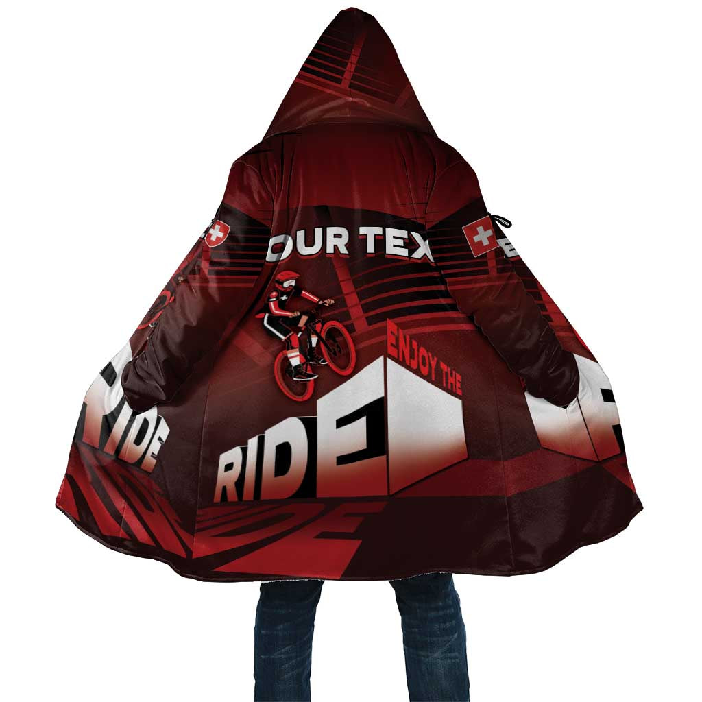 Personalized Switzerland Cycling Cloak Sporty Style - Wonder Print Shop