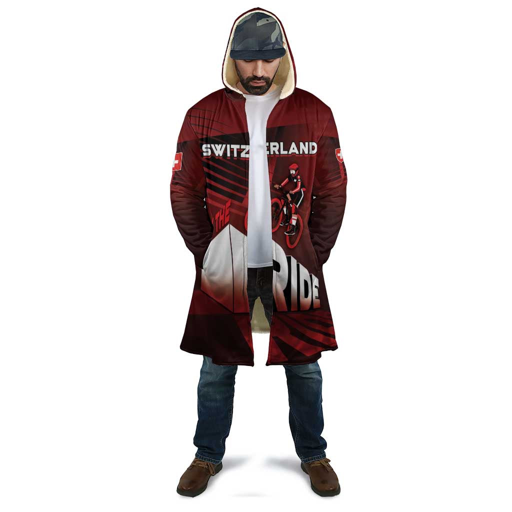 Personalized Switzerland Cycling Cloak Sporty Style - Wonder Print Shop