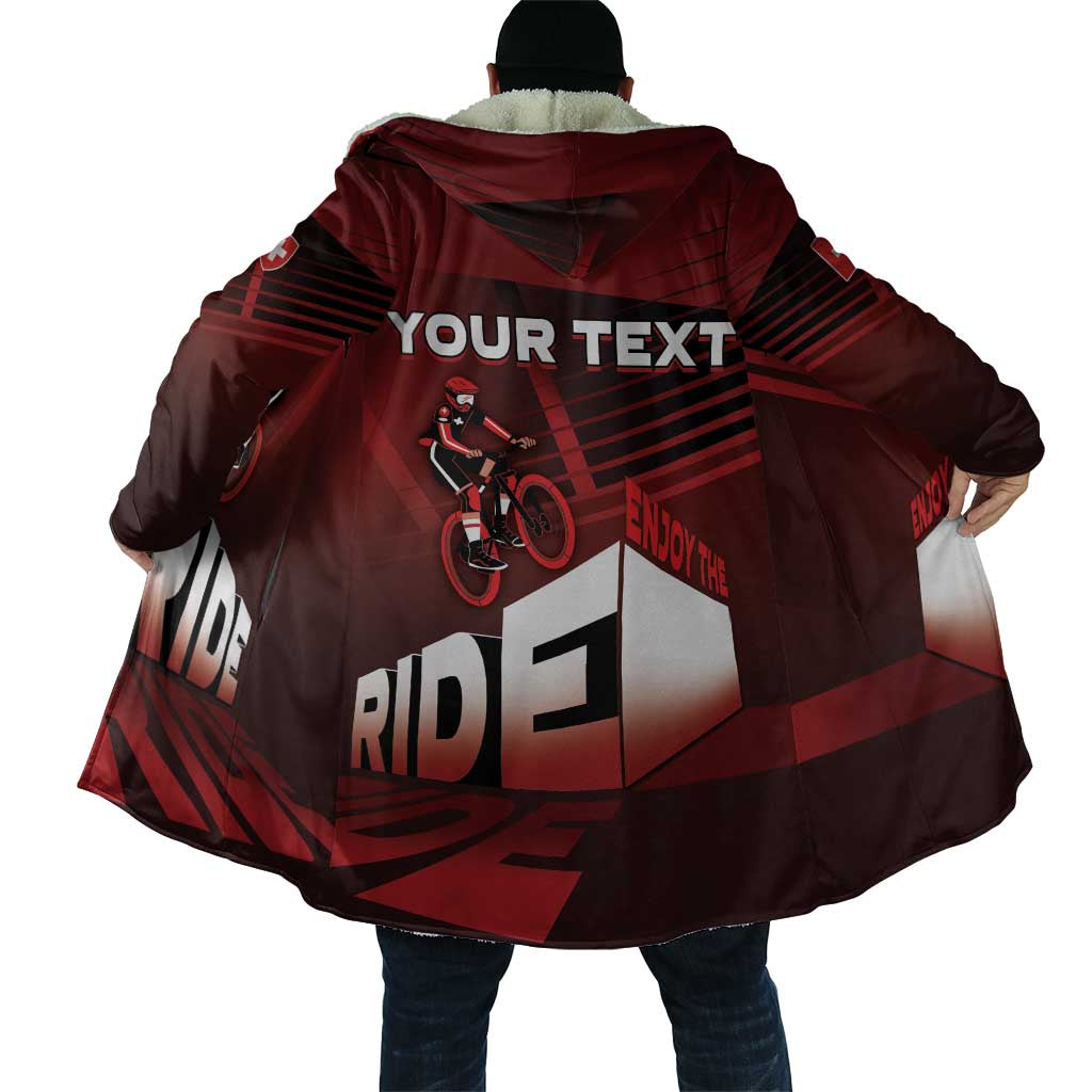 Personalized Switzerland Cycling Cloak Sporty Style - Wonder Print Shop