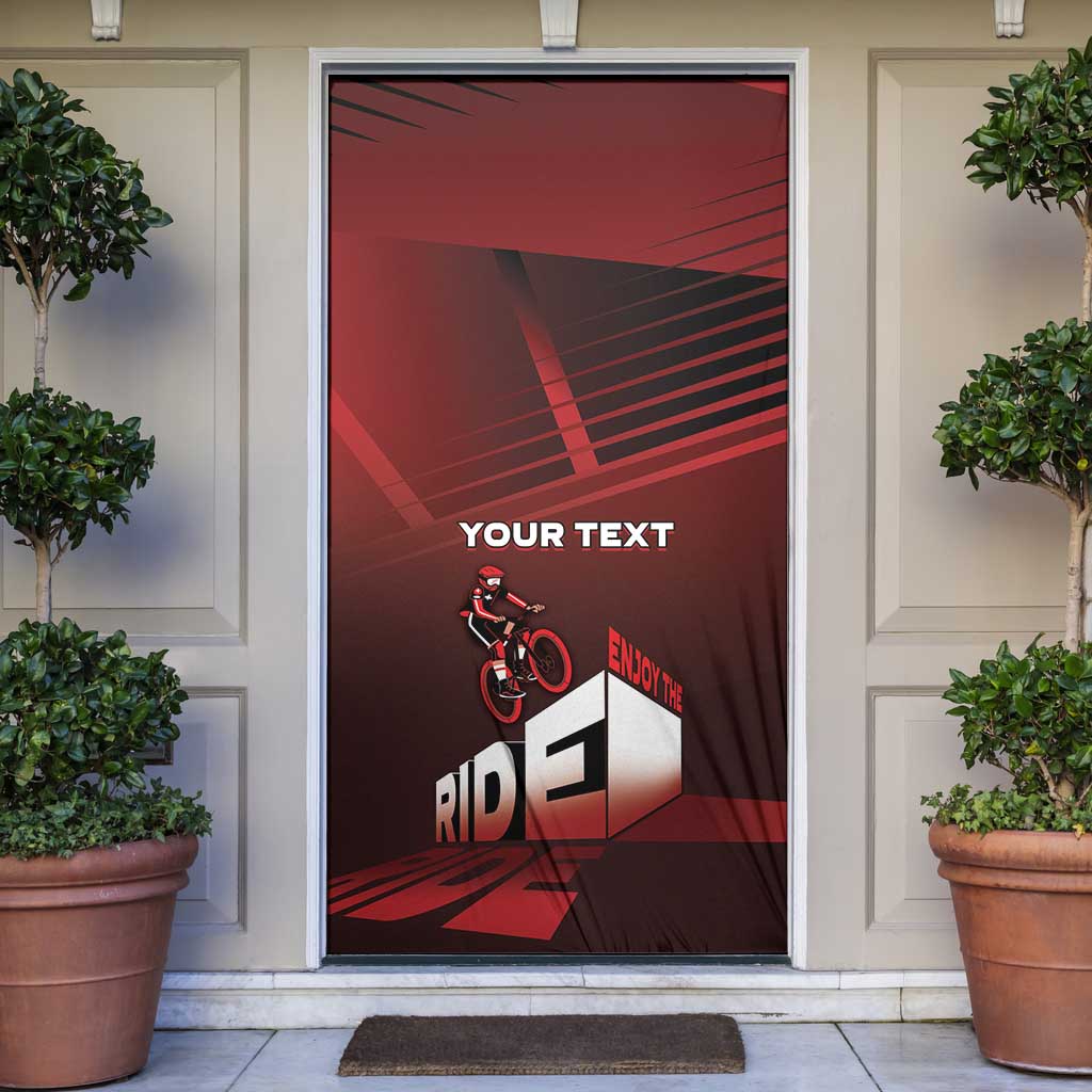 Personalized Switzerland Cycling Door Cover Sporty Style - Wonder Print Shop