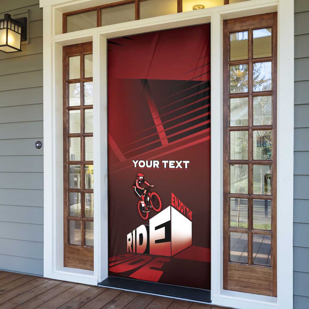 Personalized Switzerland Cycling Door Cover Sporty Style - Wonder Print Shop