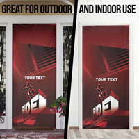 Personalized Switzerland Cycling Door Cover Sporty Style - Wonder Print Shop