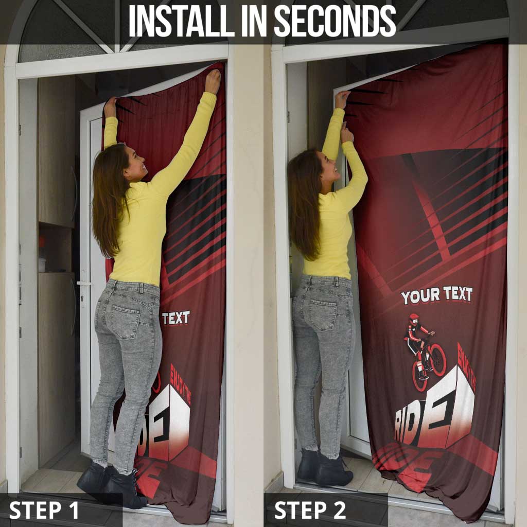 Personalized Switzerland Cycling Door Cover Sporty Style - Wonder Print Shop