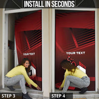 Personalized Switzerland Cycling Door Cover Sporty Style - Wonder Print Shop