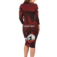Personalized Switzerland Cycling Family Matching Long Sleeve Bodycon Dress and Hawaiian Shirt Sporty Style - Wonder Print Shop
