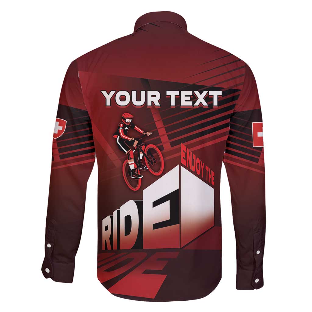 Personalized Switzerland Cycling Family Matching Puletasi and Hawaiian Shirt Sporty Style - Wonder Print Shop
