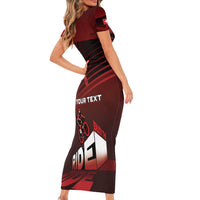 Personalized Switzerland Cycling Family Matching Short Sleeve Bodycon Dress and Hawaiian Shirt Sporty Style - Wonder Print Shop