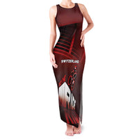 Personalized Switzerland Cycling Family Matching Tank Maxi Dress and Hawaiian Shirt Sporty Style - Wonder Print Shop