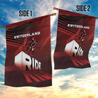 Switzerland Cycling Garden Flag Sporty Style - Wonder Print Shop