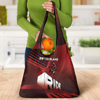 Switzerland Cycling Grocery Bag Sporty Style - Wonder Print Shop