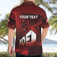 Personalized Switzerland Cycling Hawaiian Shirt Sporty Style - Wonder Print Shop