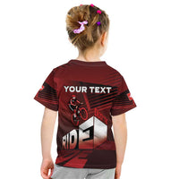 Personalized Switzerland Cycling Kid T Shirt Sporty Style - Wonder Print Shop