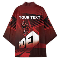 Personalized Switzerland Cycling Kimono Sporty Style - Wonder Print Shop