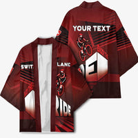 Personalized Switzerland Cycling Kimono Sporty Style - Wonder Print Shop