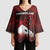 Personalized Switzerland Cycling Kimono Sleeve Blouse Sporty Style - Wonder Print Shop