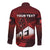 Personalized Switzerland Cycling Long Sleeve Button Shirt Sporty Style - Wonder Print Shop