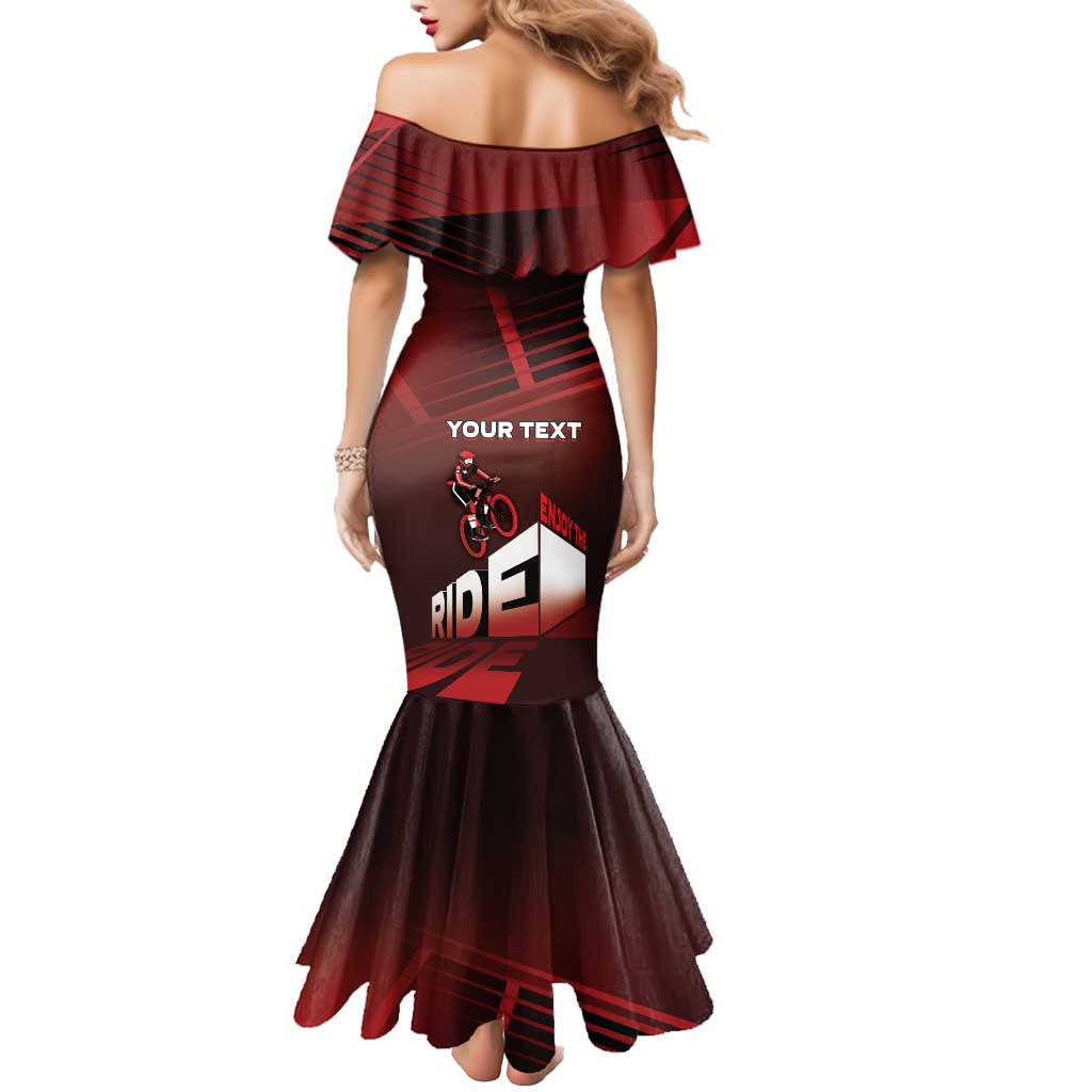 Personalized Switzerland Cycling Mermaid Dress Sporty Style - Wonder Print Shop