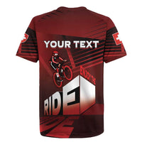 Personalized Switzerland Cycling Rugby Jersey Sporty Style - Wonder Print Shop