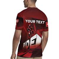 Personalized Switzerland Cycling Rugby Jersey Sporty Style - Wonder Print Shop