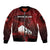 Personalized Switzerland Cycling Sleeve Zip Bomber Jacket Sporty Style - Wonder Print Shop