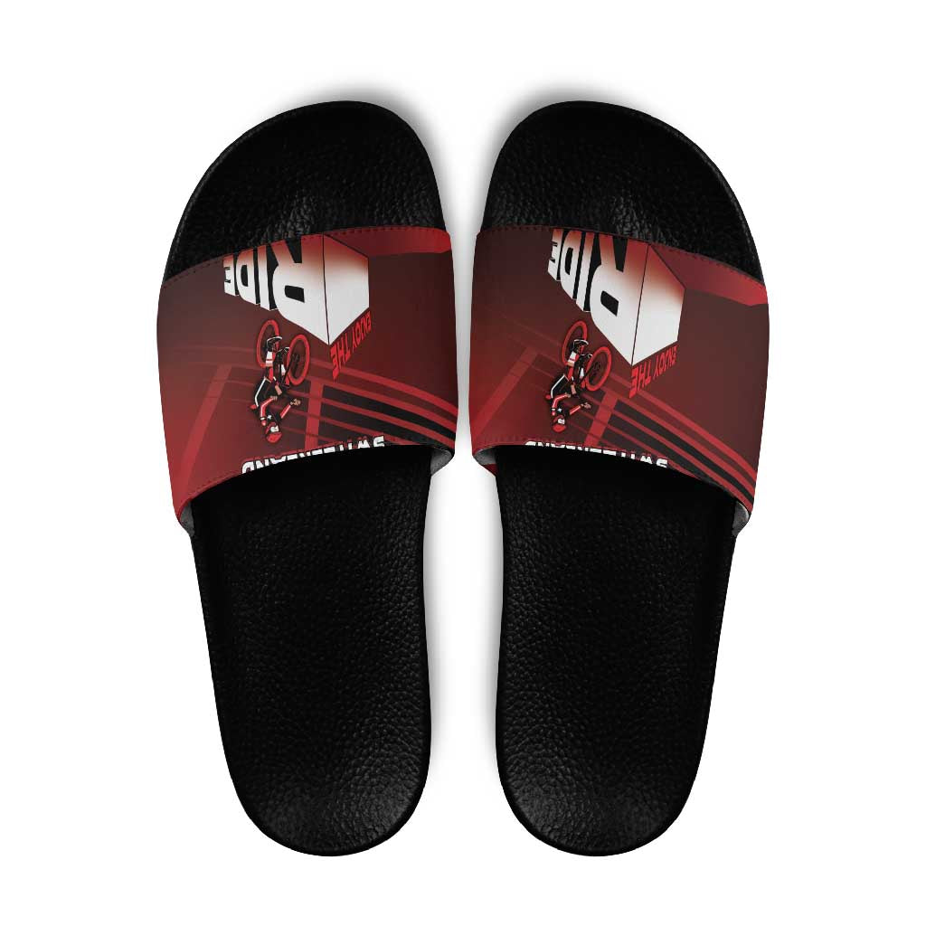 Switzerland Cycling Slide Sandals Sporty Style - Wonder Print Shop