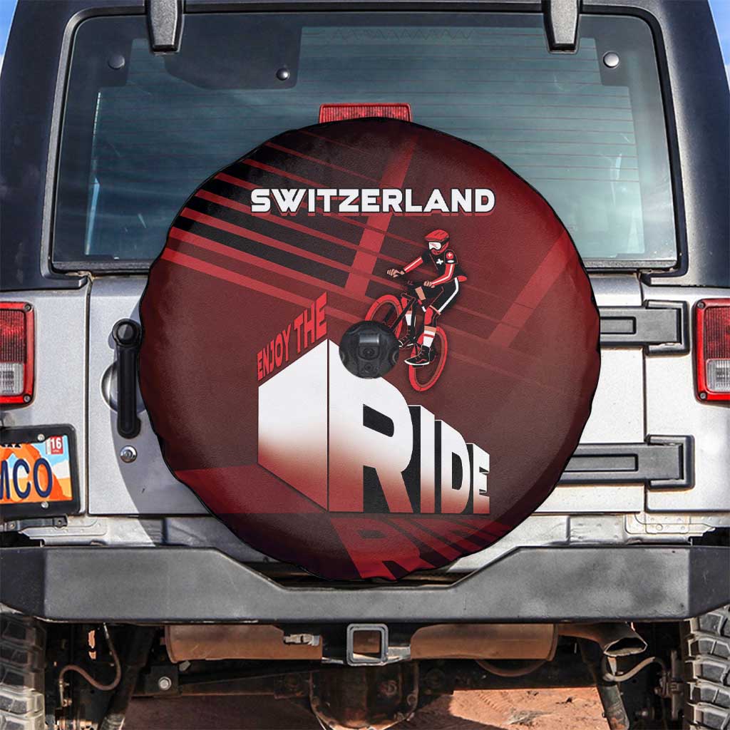 Switzerland Cycling Spare Tire Cover Sporty Style - Wonder Print Shop