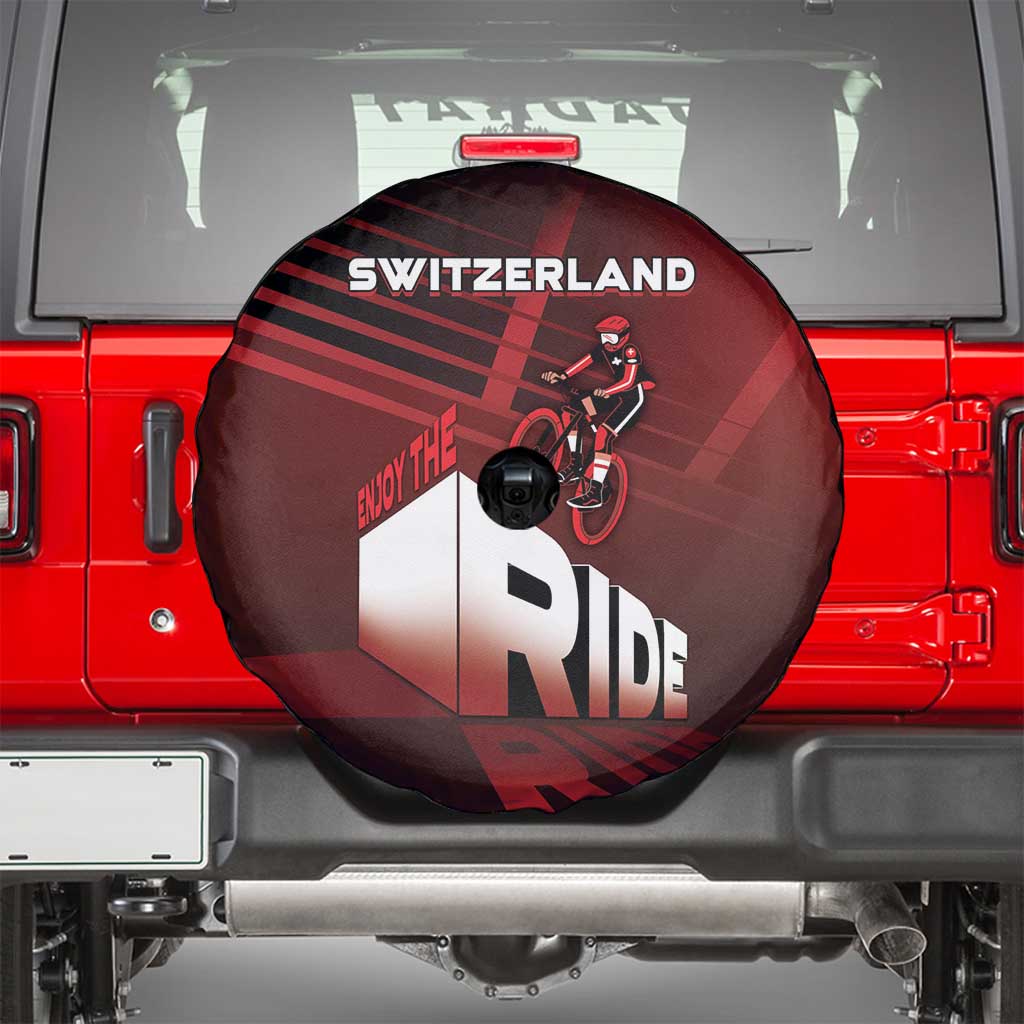Switzerland Cycling Spare Tire Cover Sporty Style - Wonder Print Shop